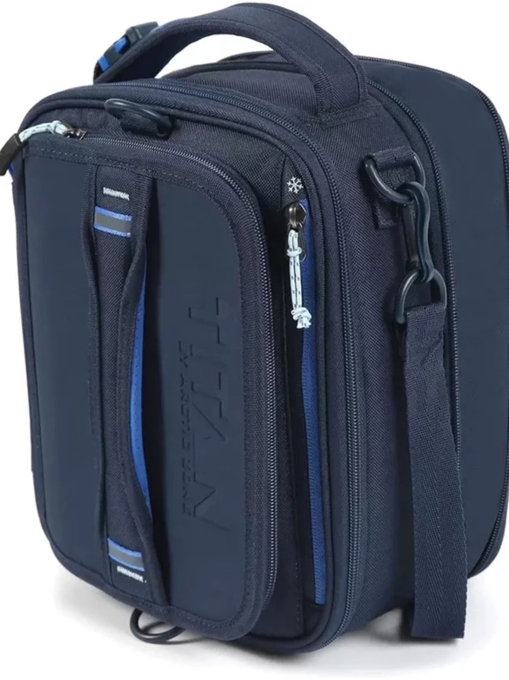 Titan Expandable Navy Blue Travel lunch Organizer Bag